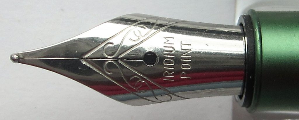 Detail of Ohto Rook fountain pen nib